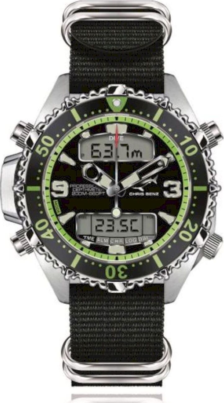 Chris Benz Hodinky pre ženy, mužov a ženy CB-D200X-G-NBS