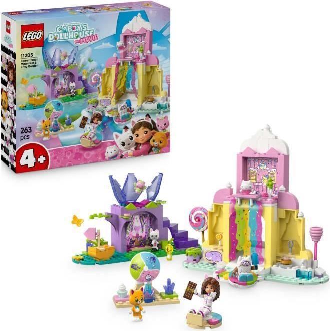 LEGO Gabby a čarovný domček 11205 Hora sladkostí a záhrada víly Minette