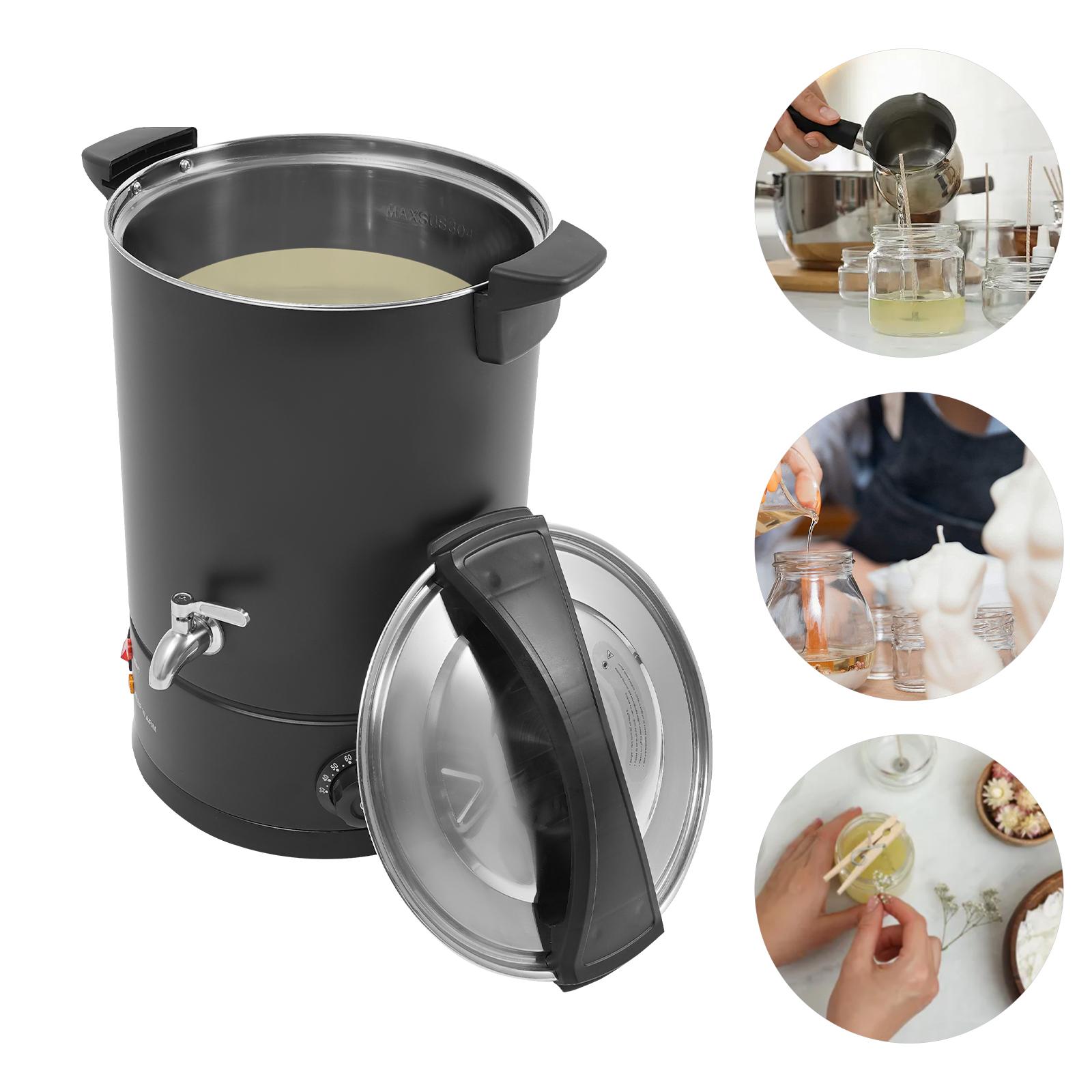 GreatDEshop2021 12L Wachsschmelzer, Großer Wachsschmelzer, Elektrisches Wachsschmelzgerät MRCVCZ-001900EU-WL