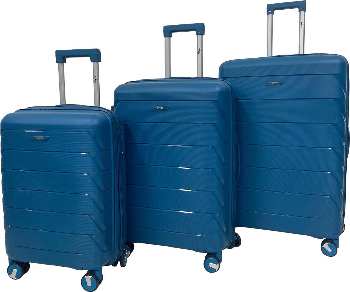 DYX 4 Rollen Trolley 3er Set S/M/L Washington petrol : petrol Farbe vom Hersteller: petrol 35.01497.60