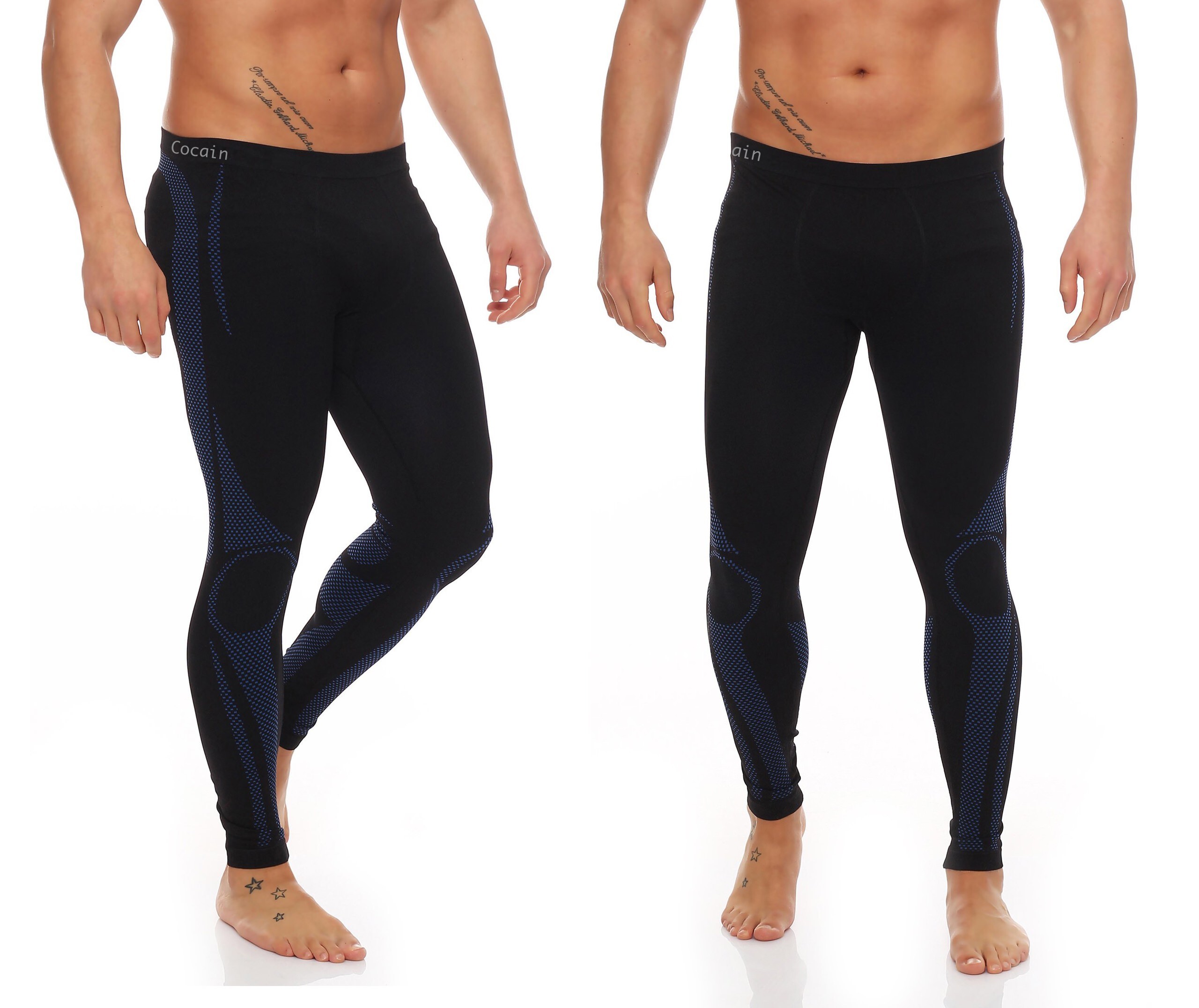 Cocain Underwear 2er Set Thermo-Unterwäsche Herren - Lange Unterhemden & Unterhosen Für Kalte Tage