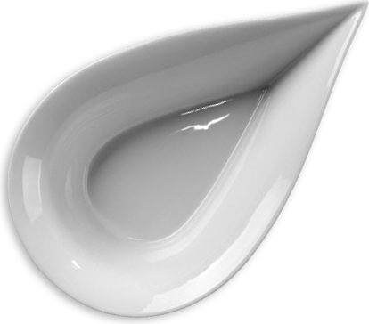 Holst Porzellan - Germany Schale TEARDROPS 36 cm / Holst Porzellan / Servierschale / Servierschüssel / Tropfenschale TD 536