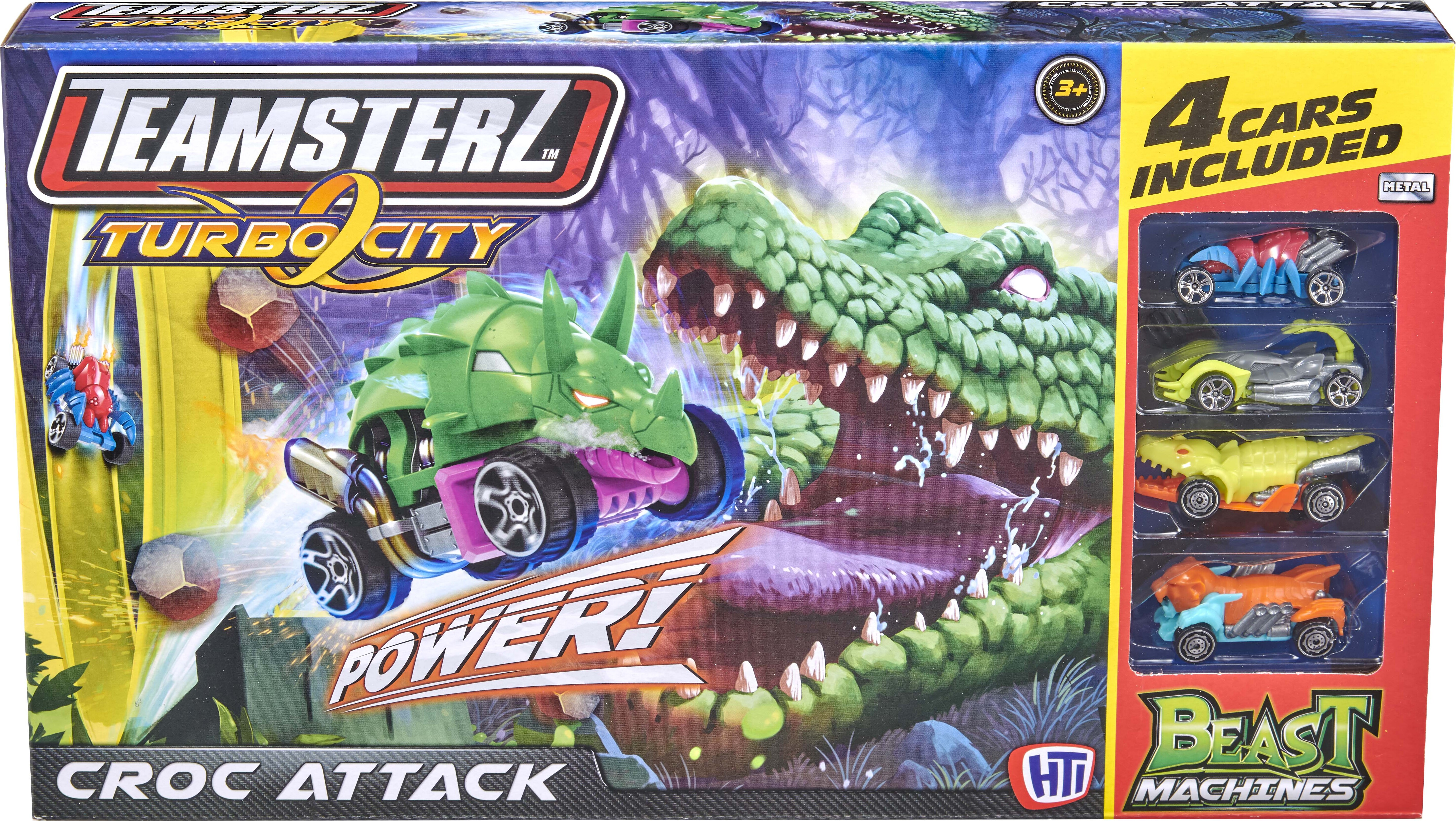HTI TEAMSTERZ Krokodil-Angriffsset + 4 Autos 1417333 1417333.V23