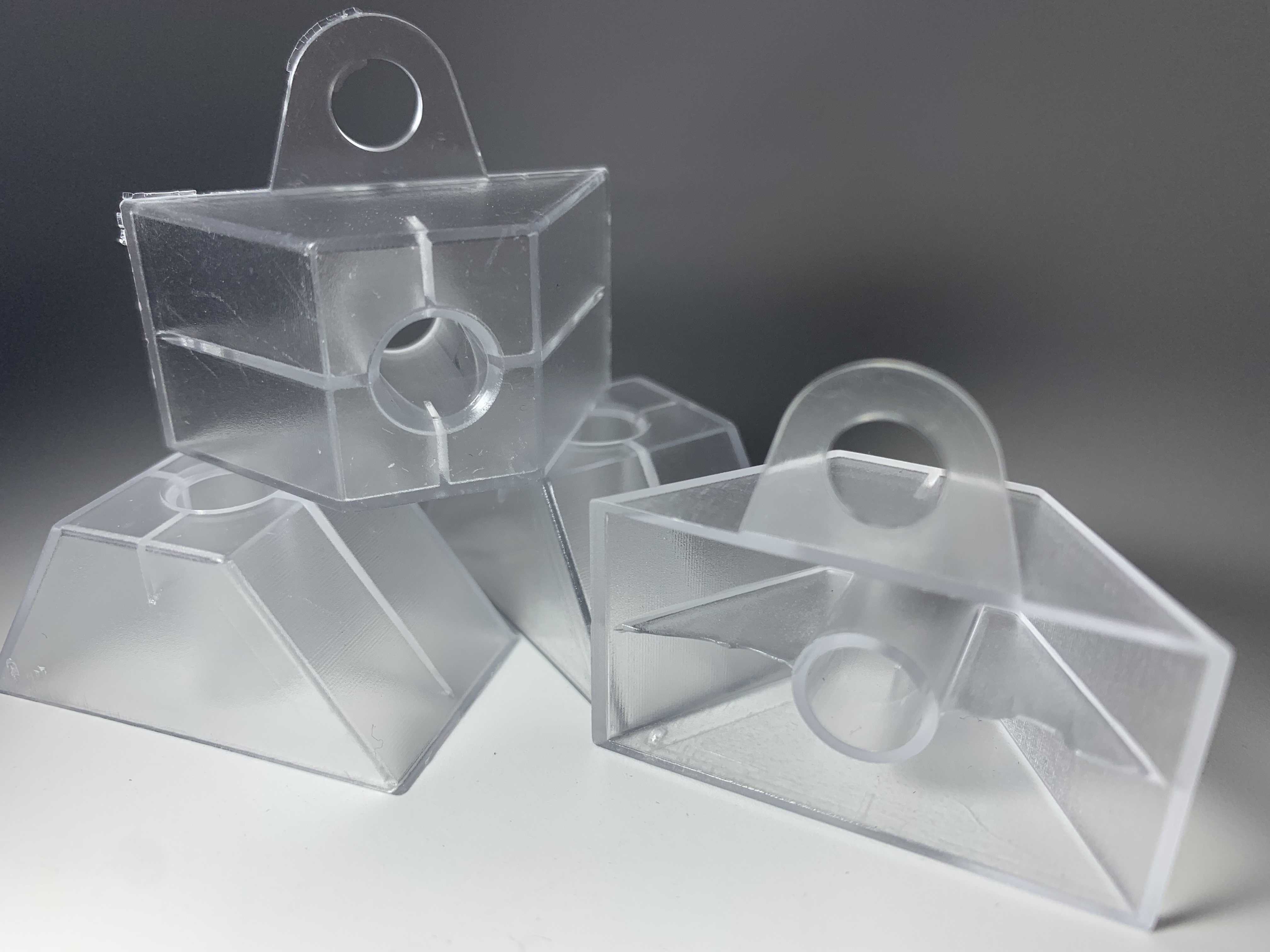 REISSER - Schraubentechnik GmbH Trapez Abstandhalter Kunststoff mit Schraublasche für Trapezprofil 70/18 100 Stück