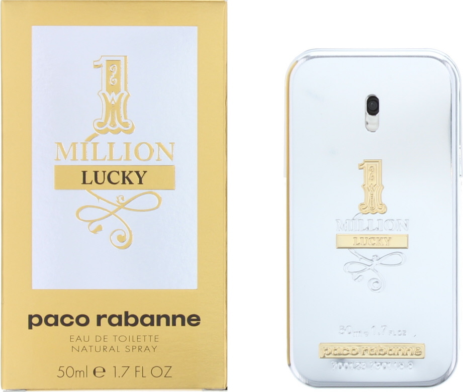paco rabanne Rabanne 1 Million Lucky, Männer, 50 ml, Spray, ALCOHOL DENAT. PARFUM (FRAGRANCE) AQUA (WATER) BENZYL SALICYLATE ETHYLHEXYL METHOXYCINNAMATE..., 1 Stück(e) 65131404