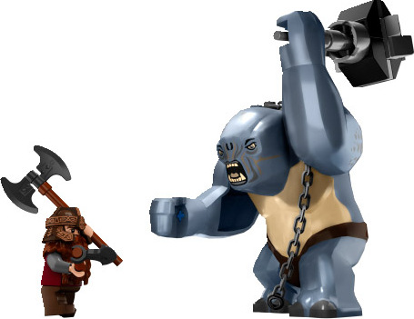 Lego 9473 Der Herr Der Ringe Die Minen Von Moria 6 Figuren Höhlentroll Skelette Image