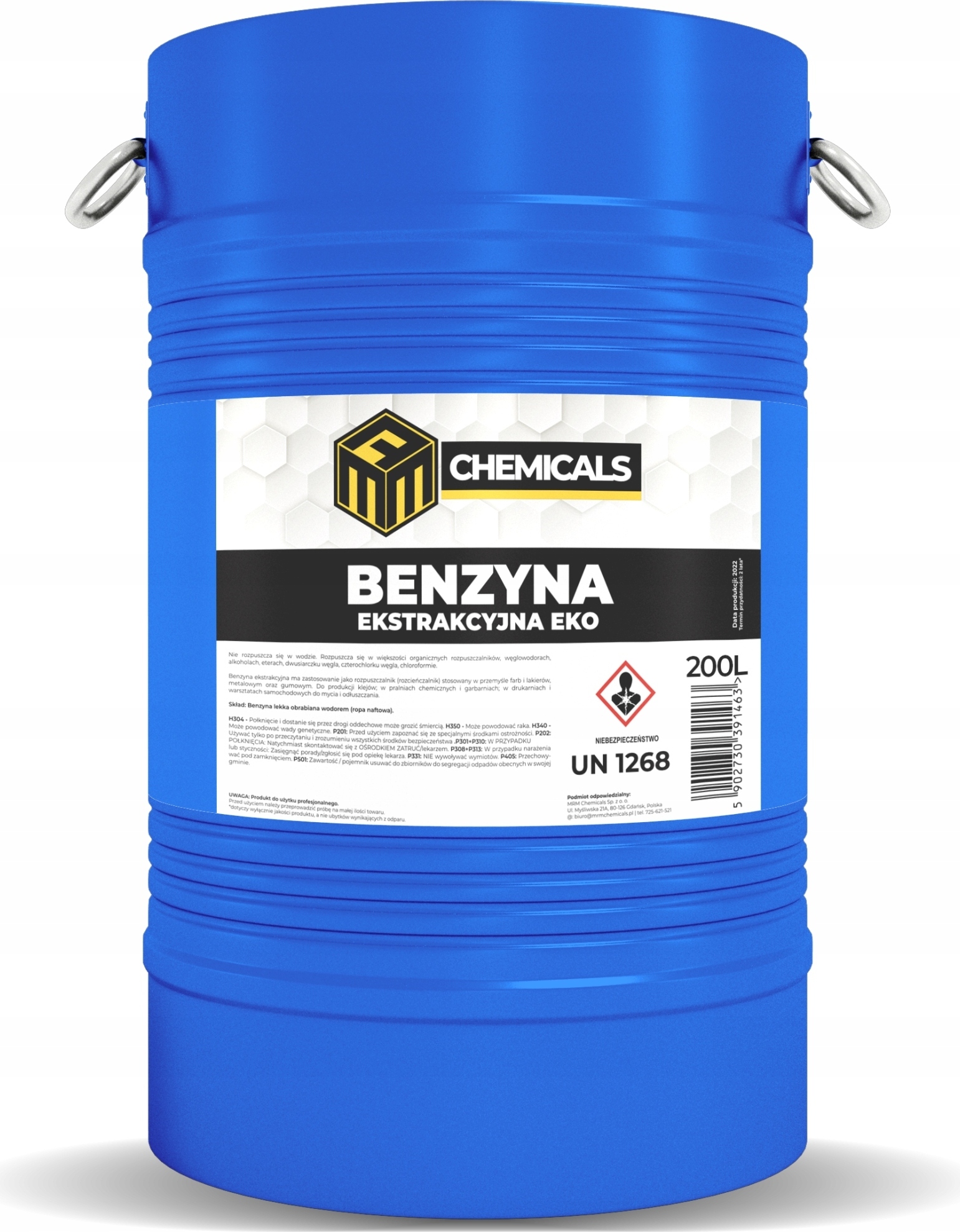 MRM-Chemicals MRM Chemicals Extraktionsbenzin – Lösungsmittel, Entfetter 200 l – Fass