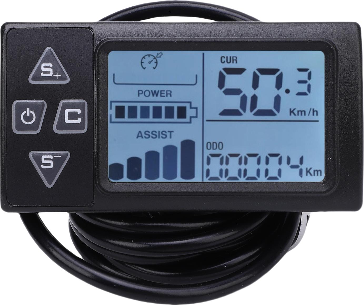 Elektrický bicykel LCD displej S861 Elektrický skúter LCD panel s konektorom SM pre cyklistiku Elektrický bicykel Scooter Modifikácia