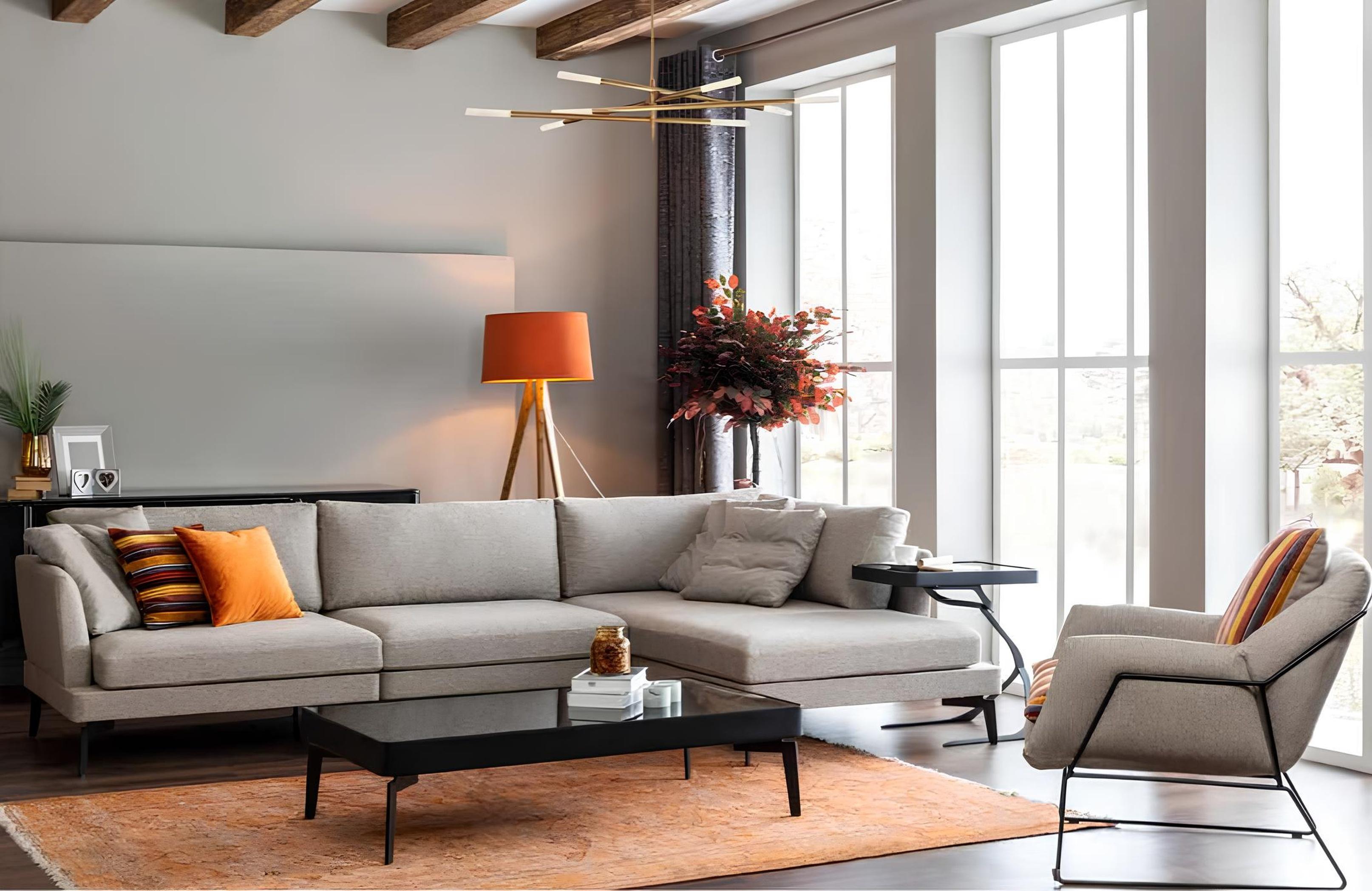 Xl Moebel Gmbh Stoffsofa Ecksofa L Form Sofa Sofas Grau Stoff Wohnzimmer Modern Eck