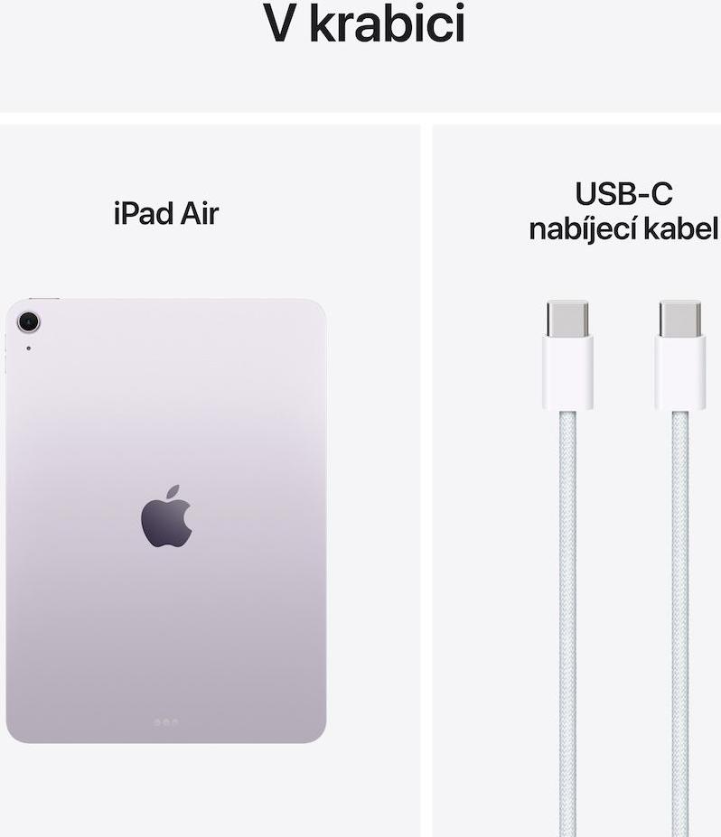 Apple iPad Air, 27,9 cm (11"), 2360 x 1640 px, 128 GB, 8 GB, iPadOS 18, Purpurová