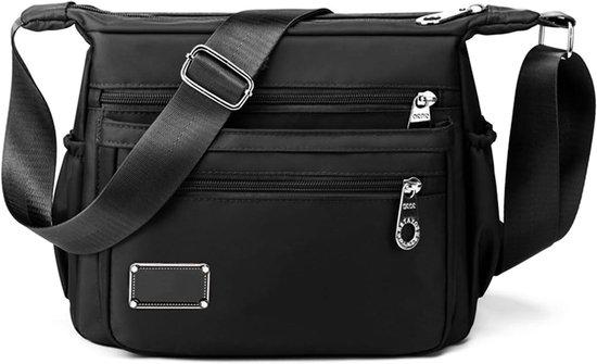 OEM Schwarze Crossbody-Tas mit breitem Schultergurt - 2026