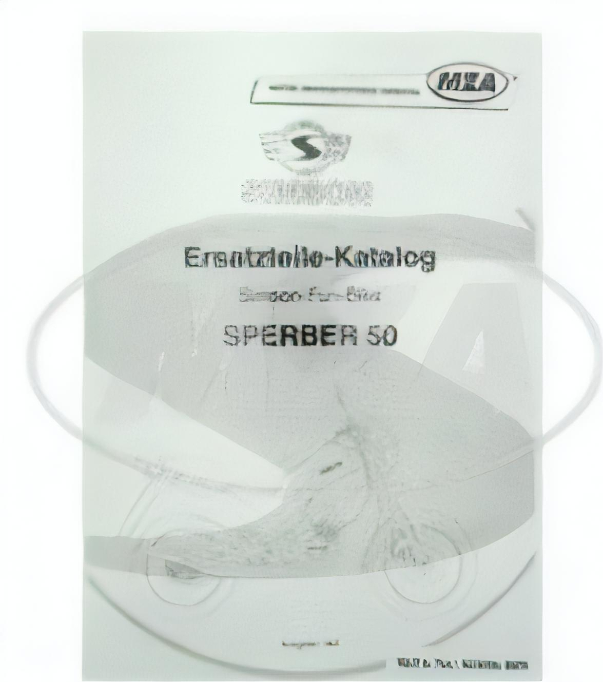 MZA Ersatzteilkatalog MS Sperber 50 Ausgabe 1997 81886-00S