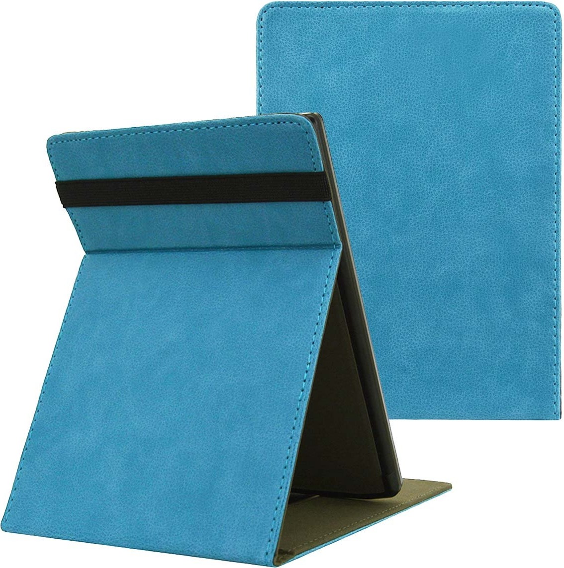 Kwhmobile Klapphülle Für Pocketbook/Vivlio EReader – Canvas Case Mit Handschlaufe In Dunkelblau