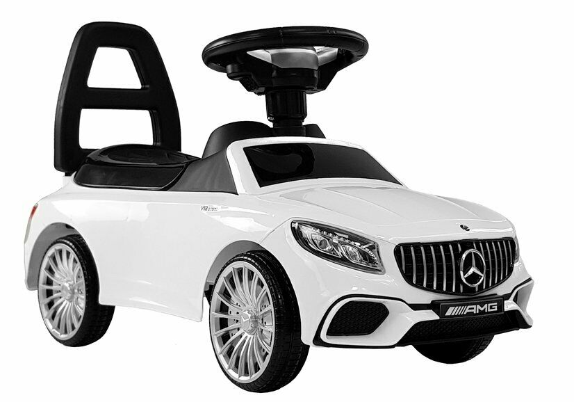 HT5528 Mercedes-Benz AMG65 Rutschauto Kinderfahrzeug Kinderauto Lizenz Weiß LED 
