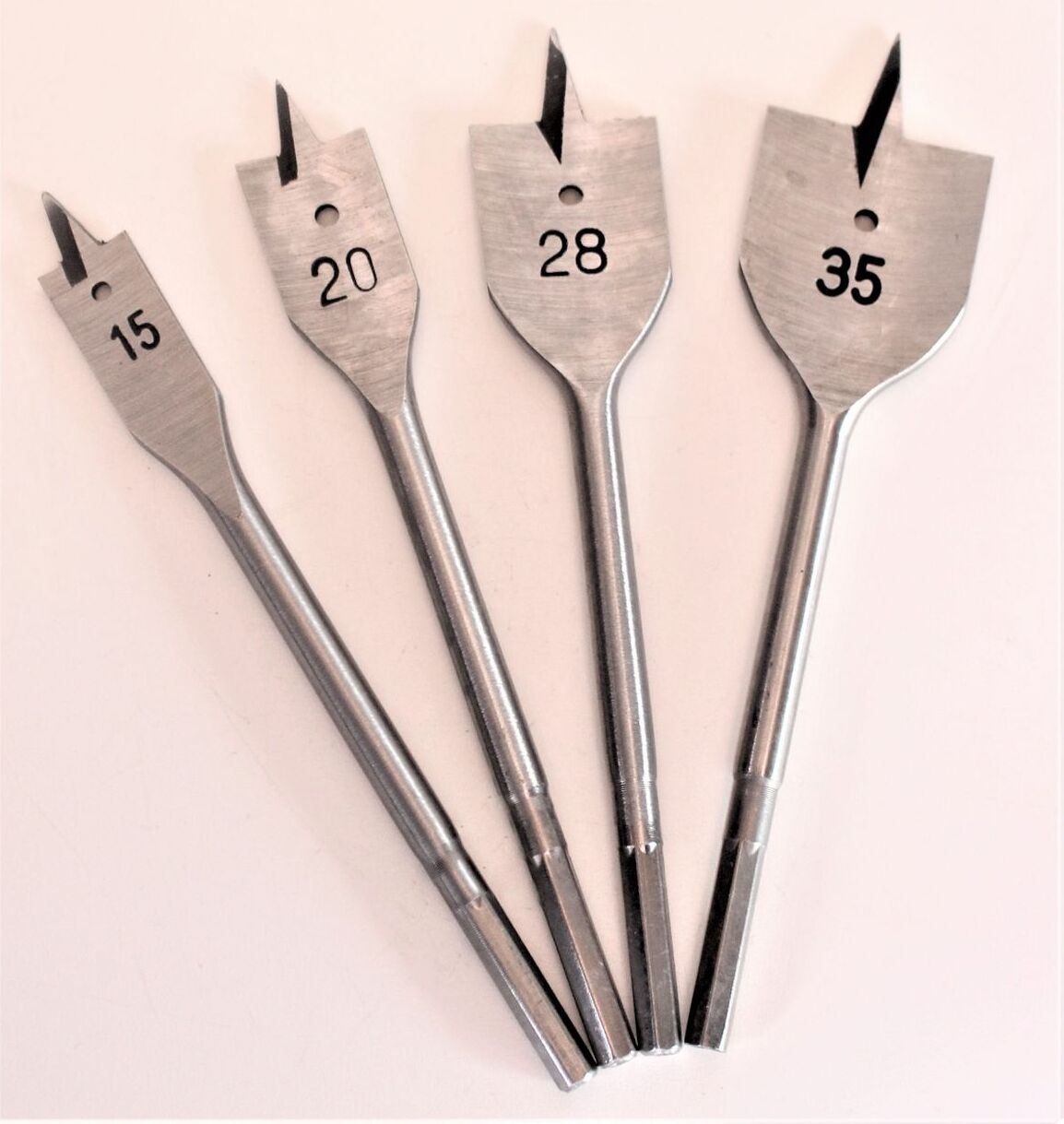 MAKITA Flachfräsbohrer-Set 4 tlg. Akkuschrauber Holz fräsen Bohrer Flachfräser 6696