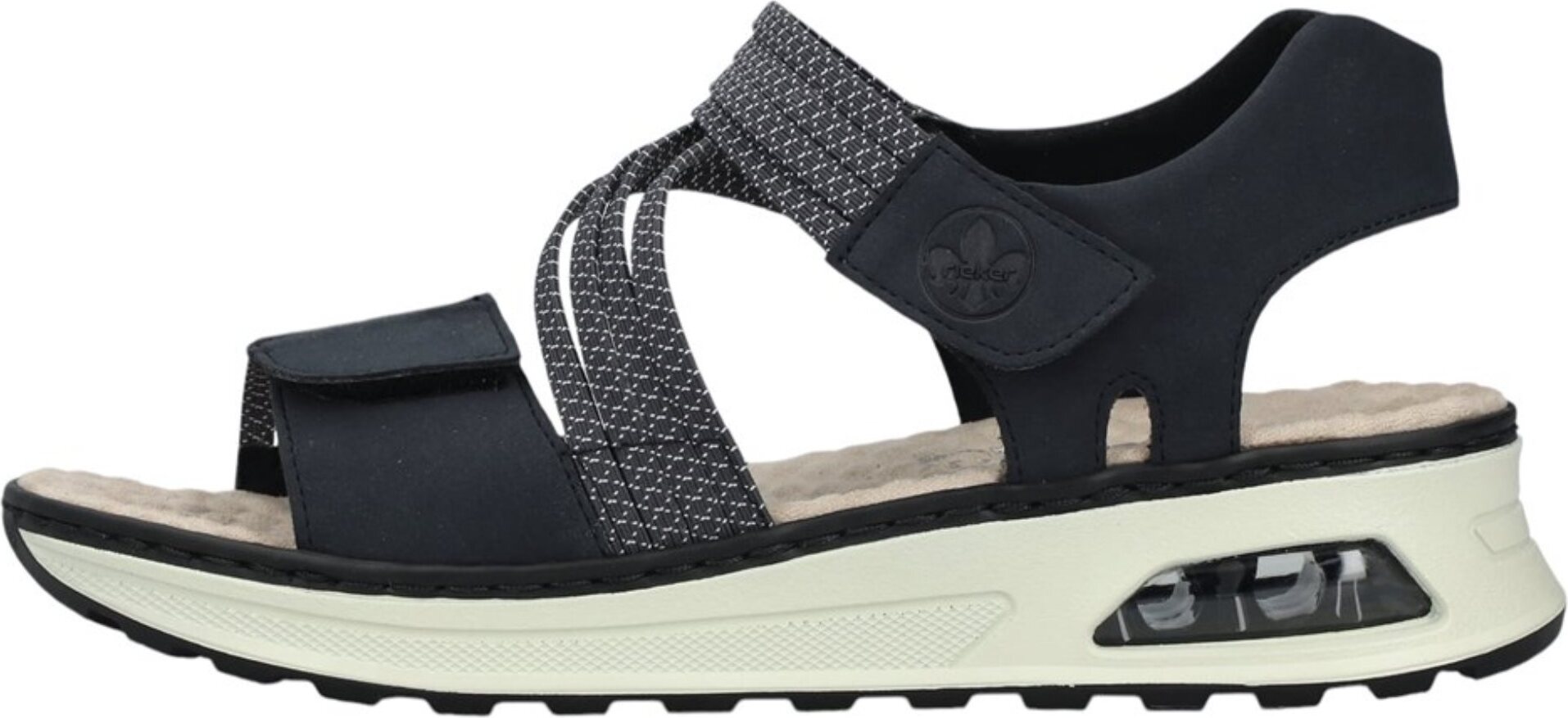 Rieker FSK Damen Sandalen Trekkingsandalen blau 42 65671-14