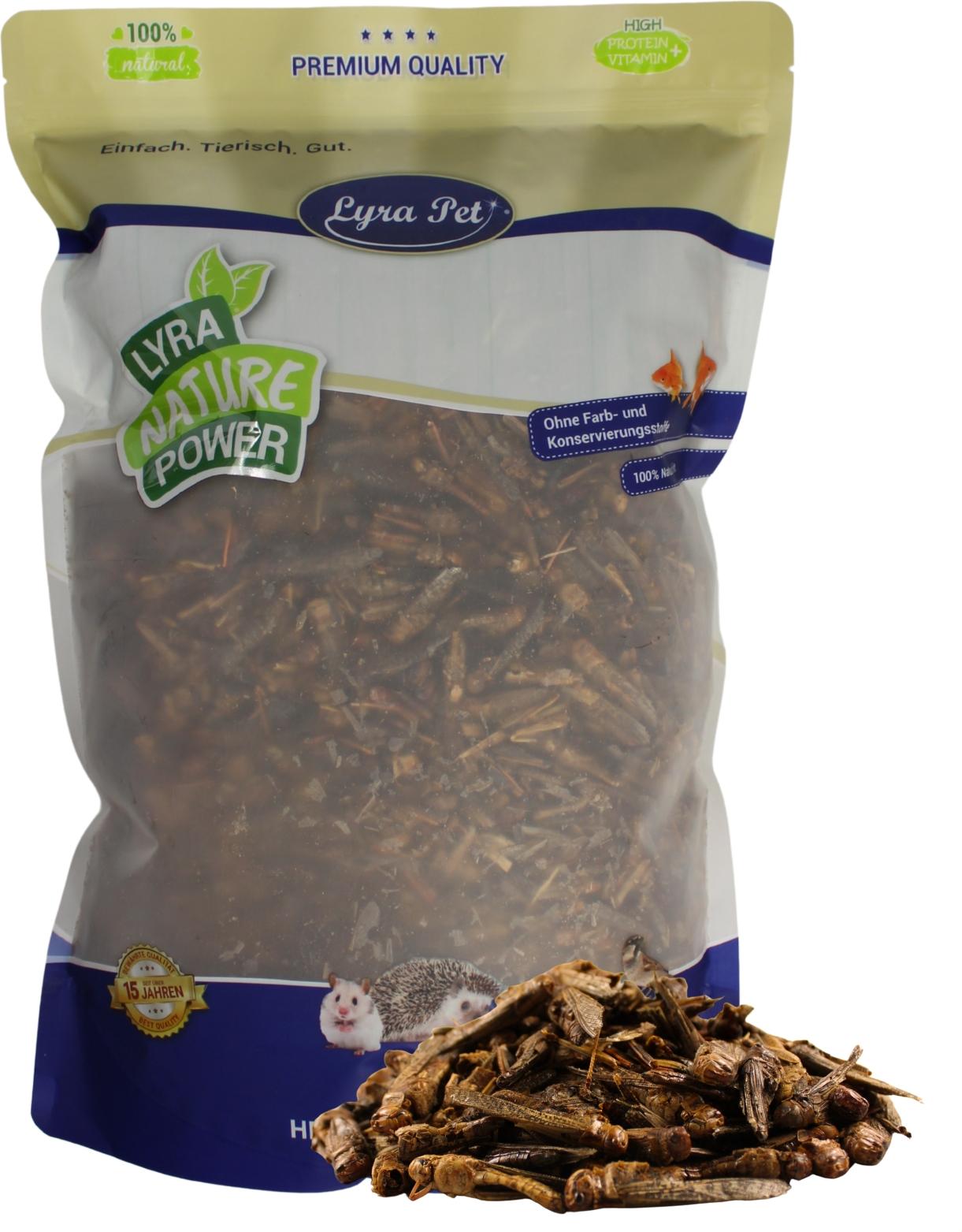 1 kg Lyra Pet® Heuschrecken getrocknet 54535-001