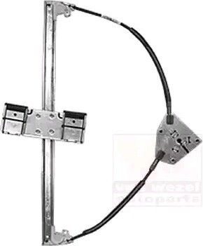 Regulátor okien vpravo vpredu z VAN Wezel bez elektromotora (2740262)