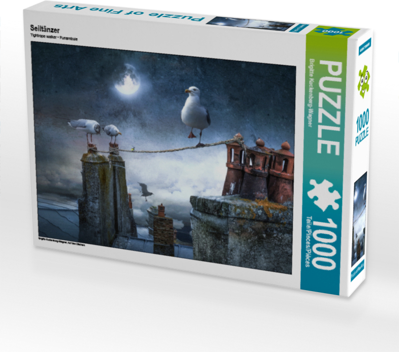 CALVENDO Puzzle Seiltänzer 1000 Teile Puzzle quer | 1000 Teile Lege-Größe 64x48cm Foto-Puzzle für glückliche Stunden