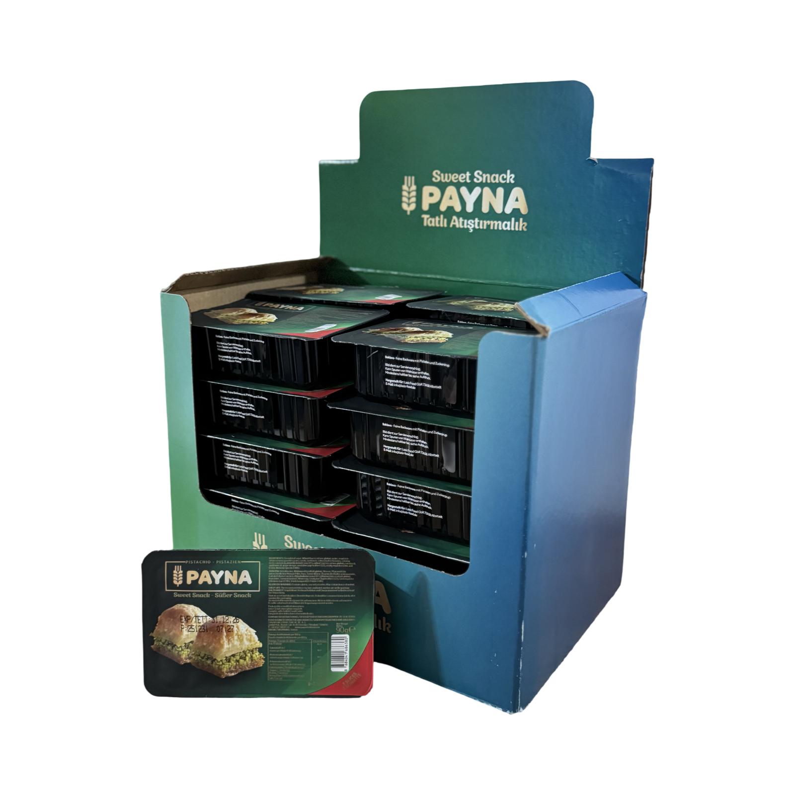 Payna Baklava to go Sweet Snack 20 Pack x 3er - Pistazie