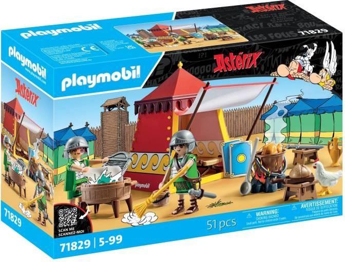 PLAYMOBIL Asterix Römer Legionärszelt, Comicfiguren, Ab 5 Jahren, Inkl. 2 Figuren & Zubehör PL71829