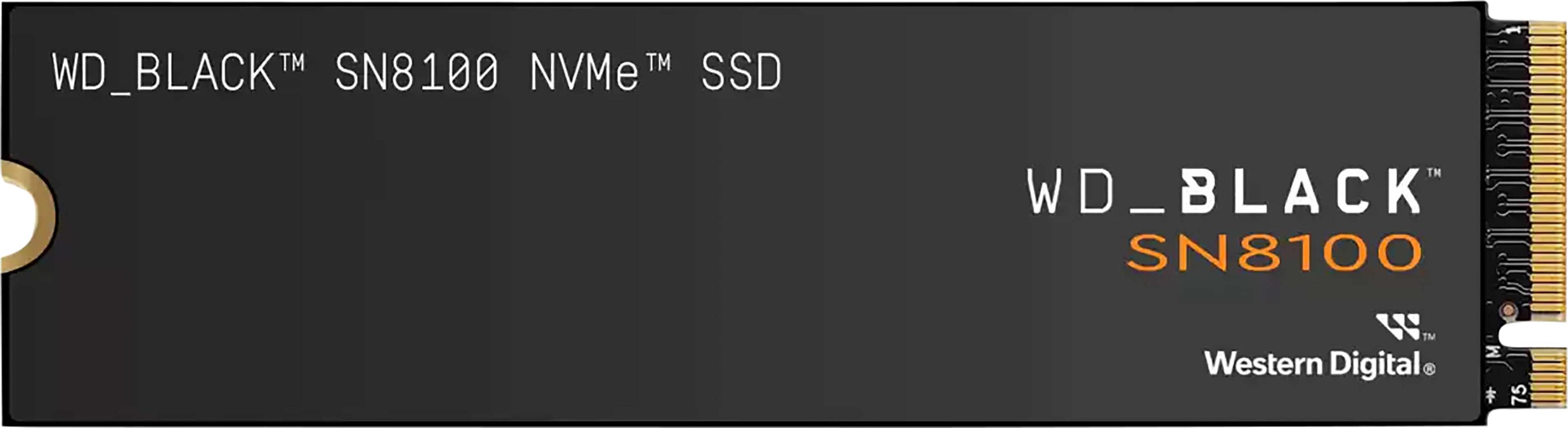 Western Digital Black SN8100 1 TB M.2 PCI Express 5.0 NVMe TLC 3D NAND WDS100T1X0M-00CMT0
