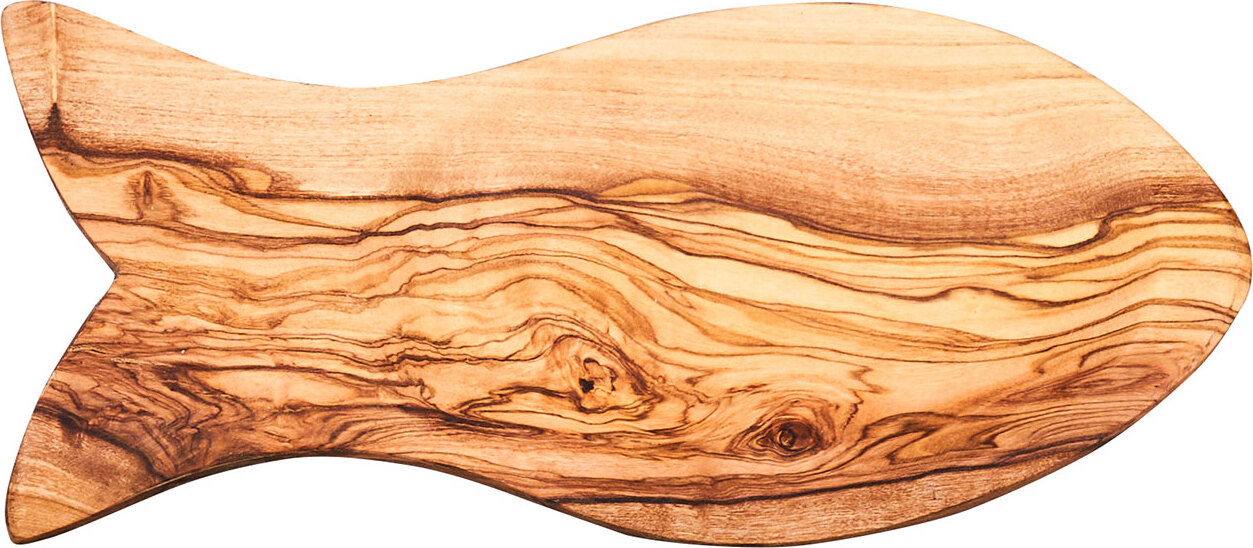 levandeo Schale ca. 22x10cm Olivenholz Fisch Sushi Holzschale Dekoschale Küche Unikat