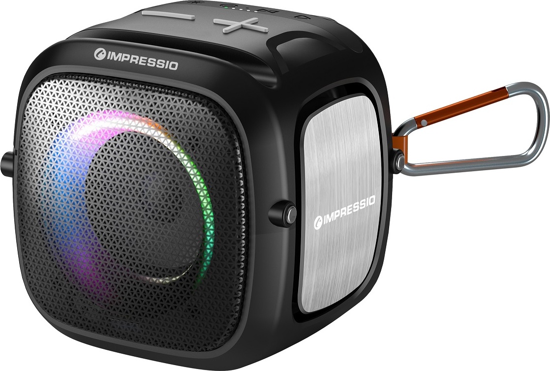 C-TECH Impressio Qubis mini, 5,7 cm, 5 W, 80 - 15000 Hz, 4 Ohm, Kabellos, USB Typ-C IMPQUBISMINI