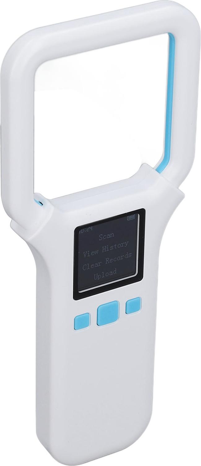Skener čítačky mikročipov pre domáce zvieratá, ručná čítačka RFID pre zvieratá, 134,2 kHz, 125 kHz, skener identifikácie domácich zvierat, dobíjací skener čipov pre zvieratá, skener štítkov pre domáce zvieratá, čítačka štítkov pre zvieratá