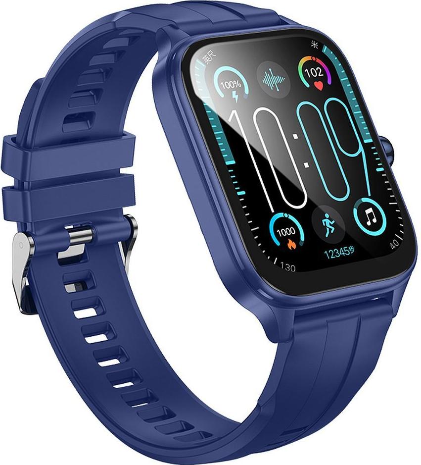 HOCO Smartwatch Y27 Bluetooth Uhr mit Anrufen Blau E-775
