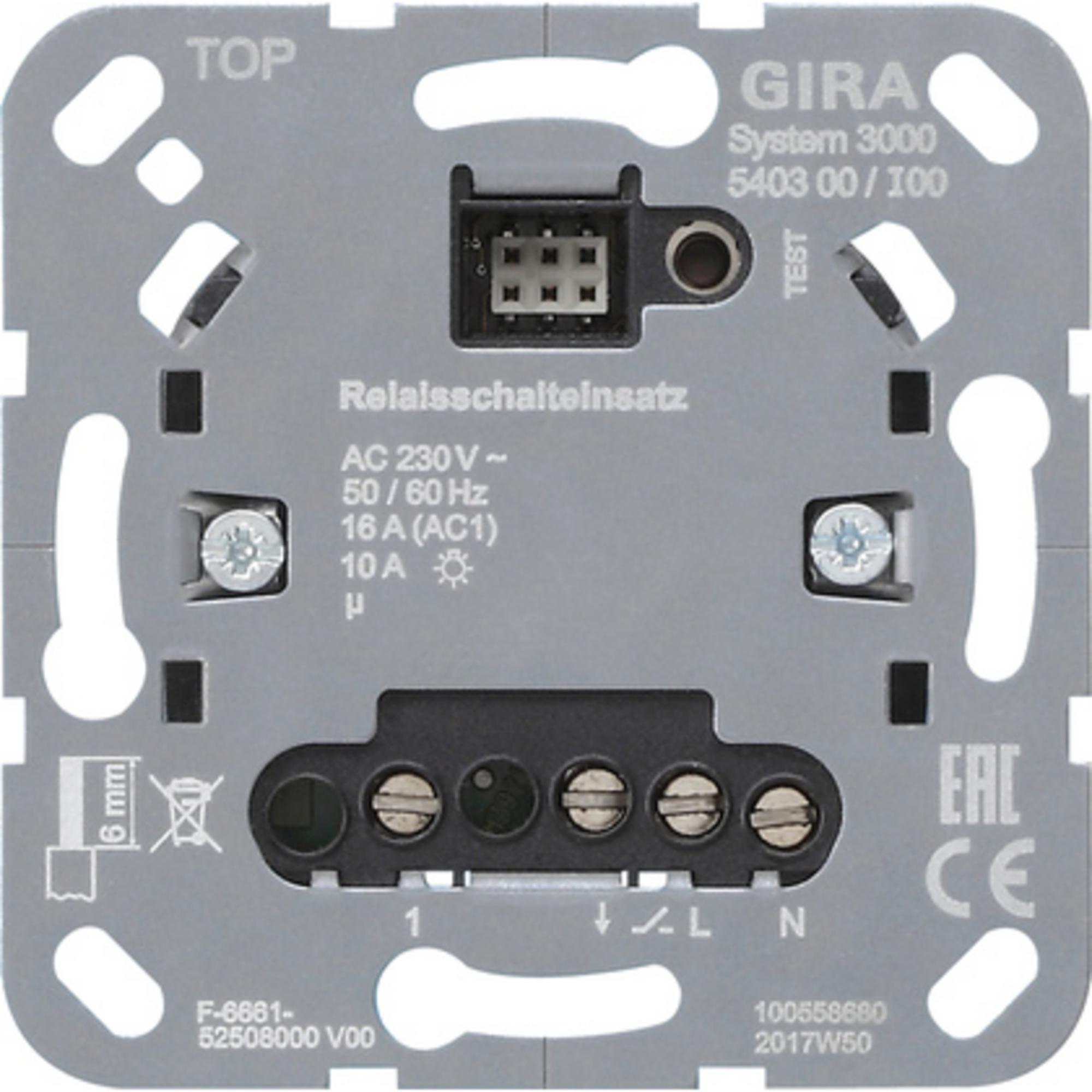 Gira 540300 System 3000 Relaisschalteinsatz