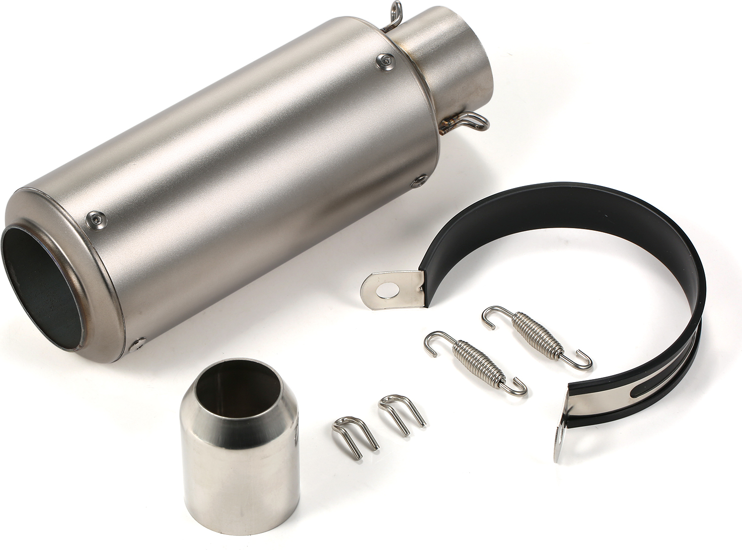 Cocosity Motorrad Auspuff,Auspuffrohr,38-51mm Motorrad Auspuffrohr