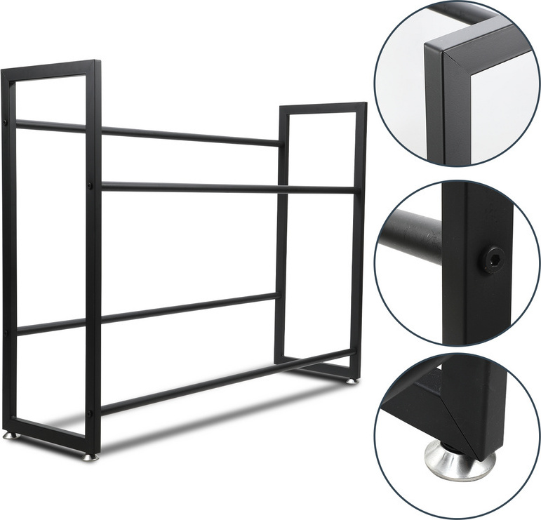 Jopassy 3x Getränkekistenregal Regal für Getränkekisten Bierkistenregal Getränkekisten aus Metall 105x32x85cm RL-HG9710-3-OTe