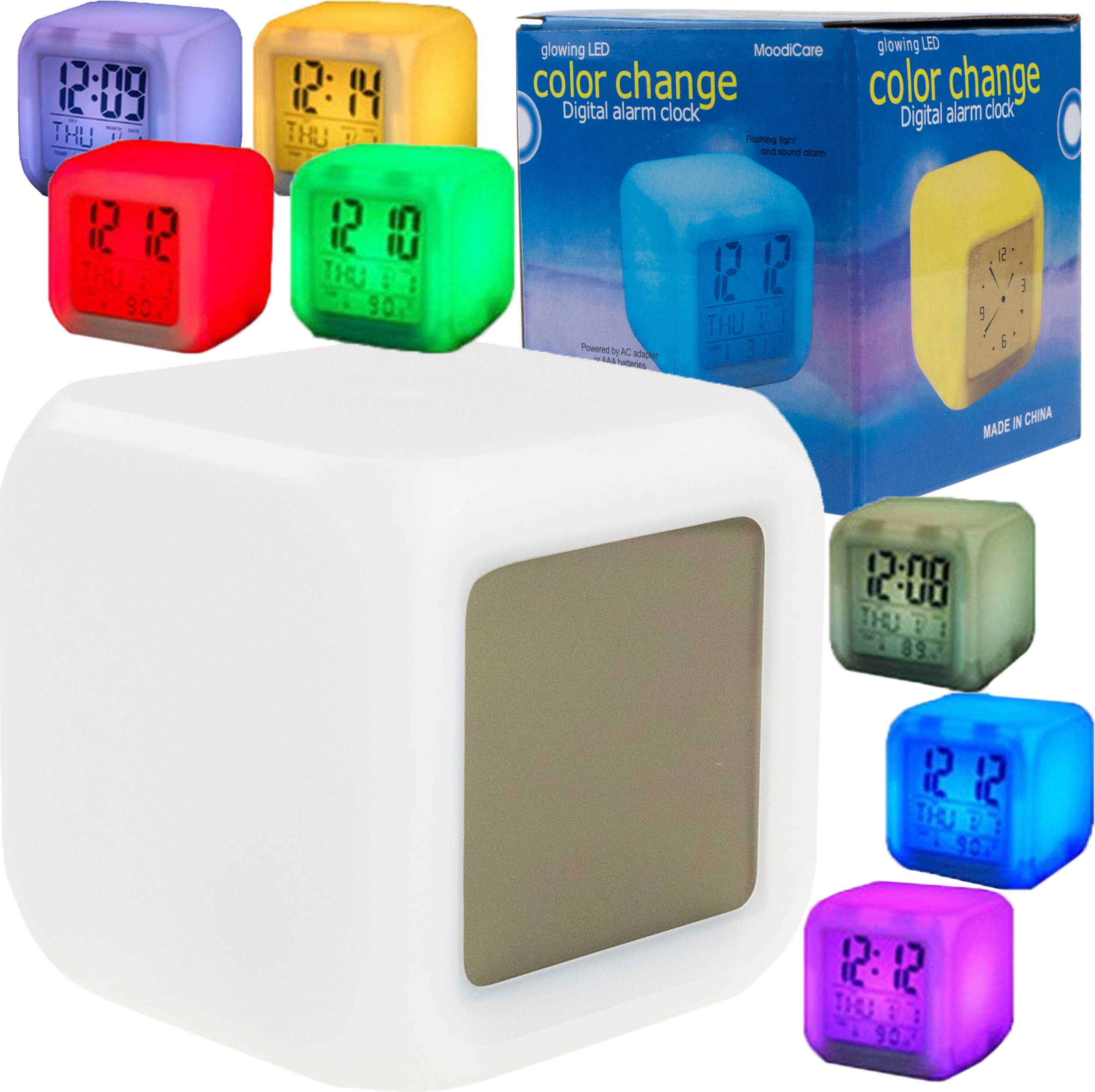 MARTOM Wecker Chamäleon Lcd Leuchtet Mit Thermometer Kalender Chamäleon-Wecker