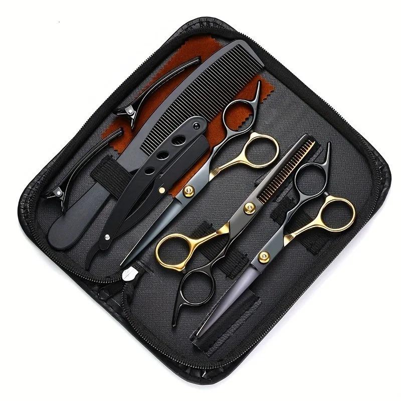 DETENO Haarschere Set – 17,8 Cm & 27,9 Cm Spitzzangen, Für Präzises Arbeiten