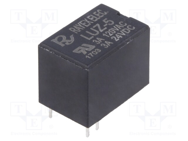 TNE 2x Relais: elektromagnetisch USpule : 5VDC 3A/120VAC LUZ-5 Elektromagnetische Mi _1GH_LUZ-5