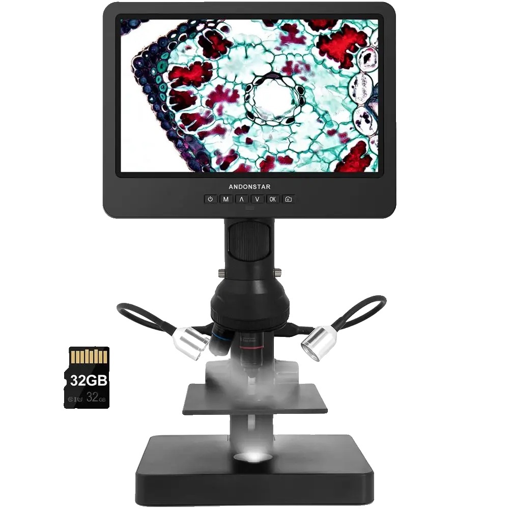 digitálny mikroskop 2160P UHD HDMI, 10,1" LCD displej, zväčšenie 4000x, AD249SP4000X