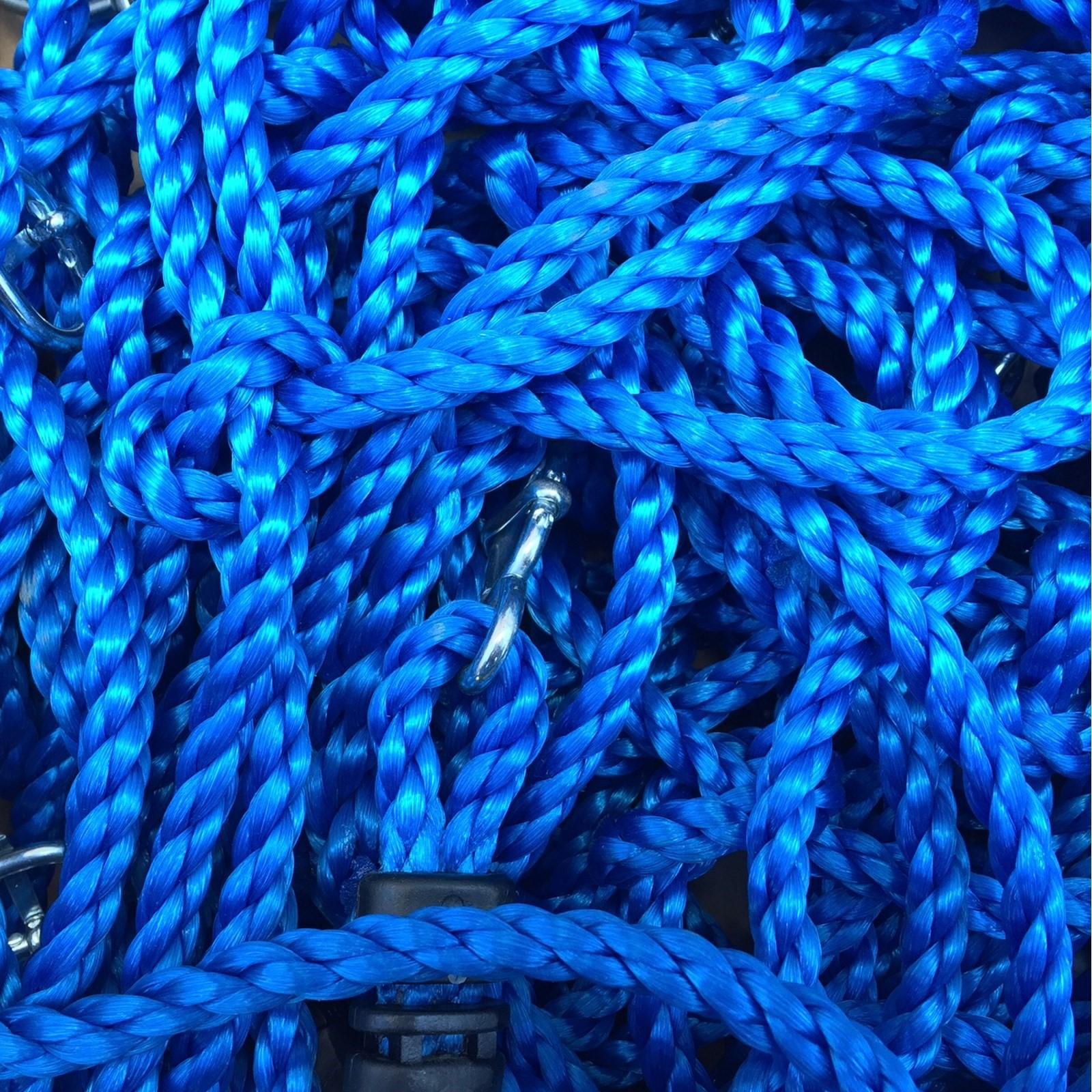Tiktaktoo Kletternetz Blau H:150xB:200 cm Ø10 mm PE Netz für Klettergerüst 2104