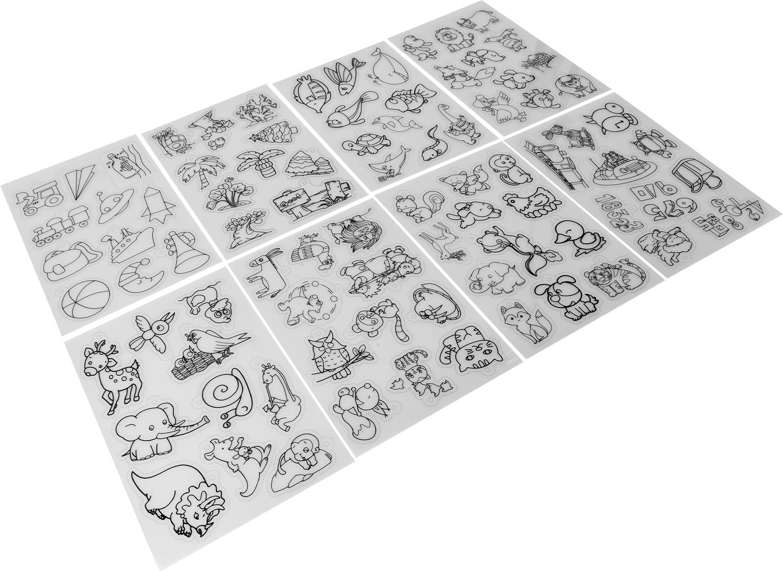 Cocosity Wärmeschrumpfendes Blatt, schrumpfendes Plastik, schrumpfendes Kunstpapier, DIY-Handwerk, Tiermuster schrumpfendes Plastik