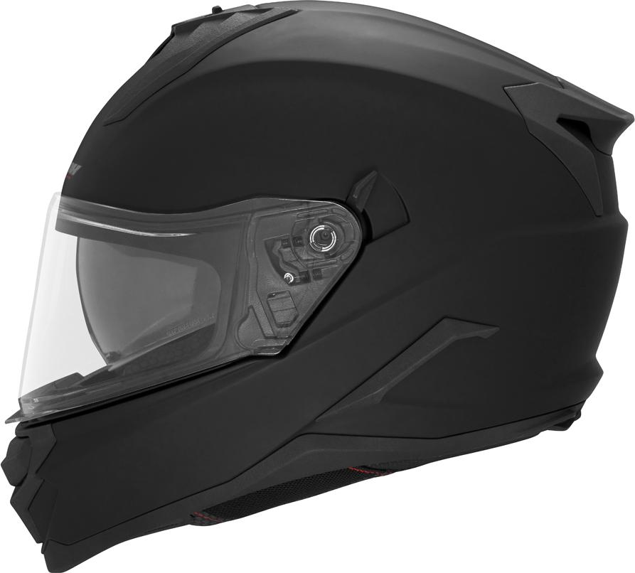 Integralhelm NOX N304S XL Schwarz Matt mit Blende, Kompositmaterial