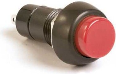 Paaschburg&Wunderlich Paaschburg & Wunderlich Einbau-Drucktaster 18mm, Rot, 12V, 3A 240-036