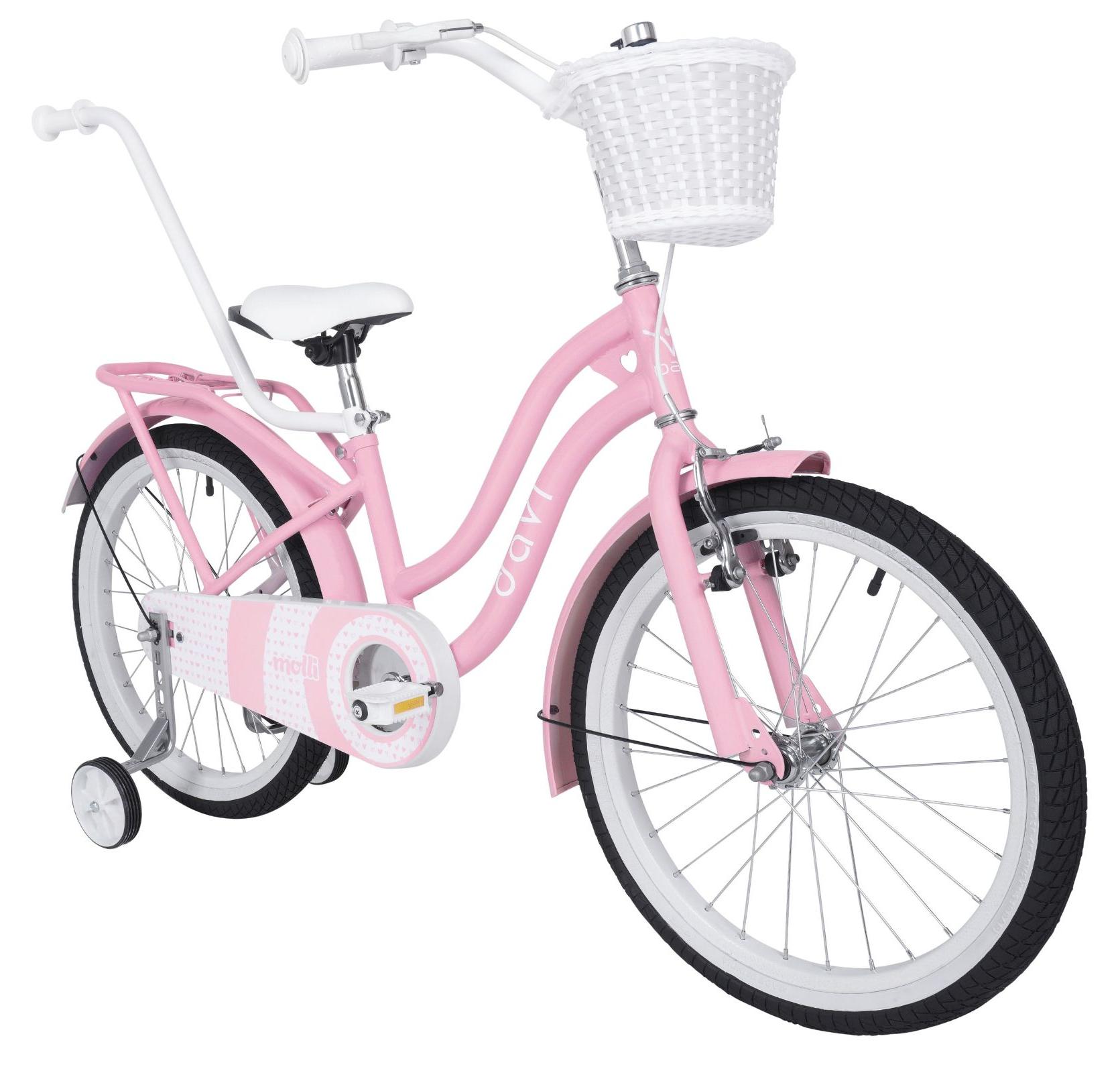 DaviBikes Kinderfahrrad Davi Molli, 20", 110–130 cm, 1-Gang, Rosa D-S-20-001-Molli