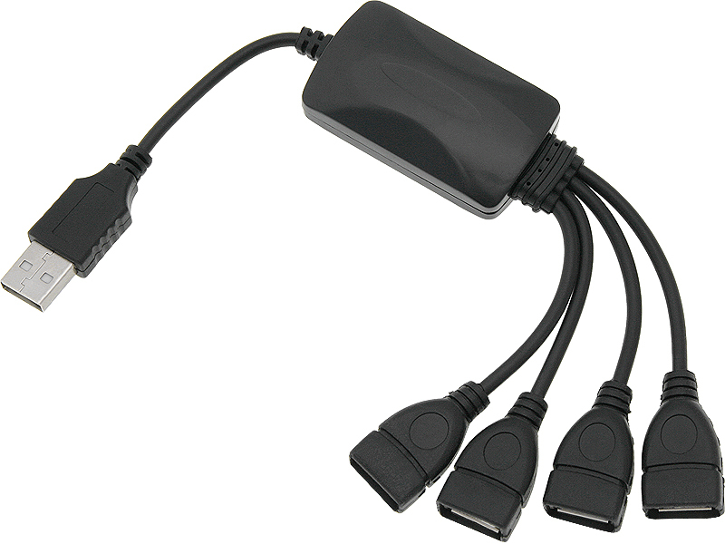 USB HUB 4-portový káblový AK22