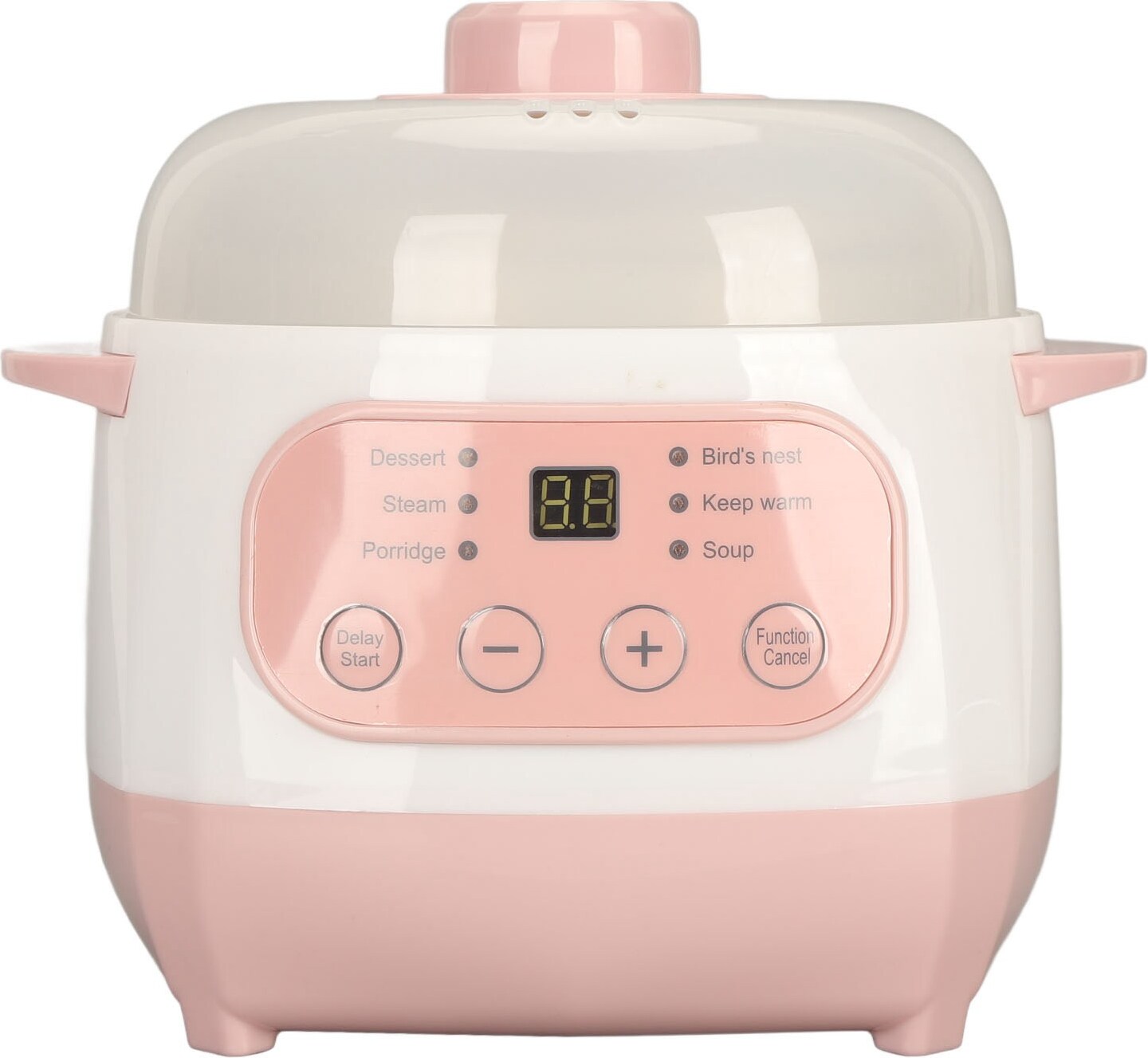 Lixada Electric Stew Pot 1L 200W Anti Dry Burn Safe Intelligent Electric Ceramic Cooker for Porridge Rice Soup EU Plug 220V K_3113230373411_250520_51515