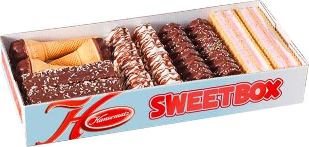 Nawarra Süßwaren Nawarra Sweet Box Schaumzuckerware mit kakaohaltiger Fettglasur 440g 64535