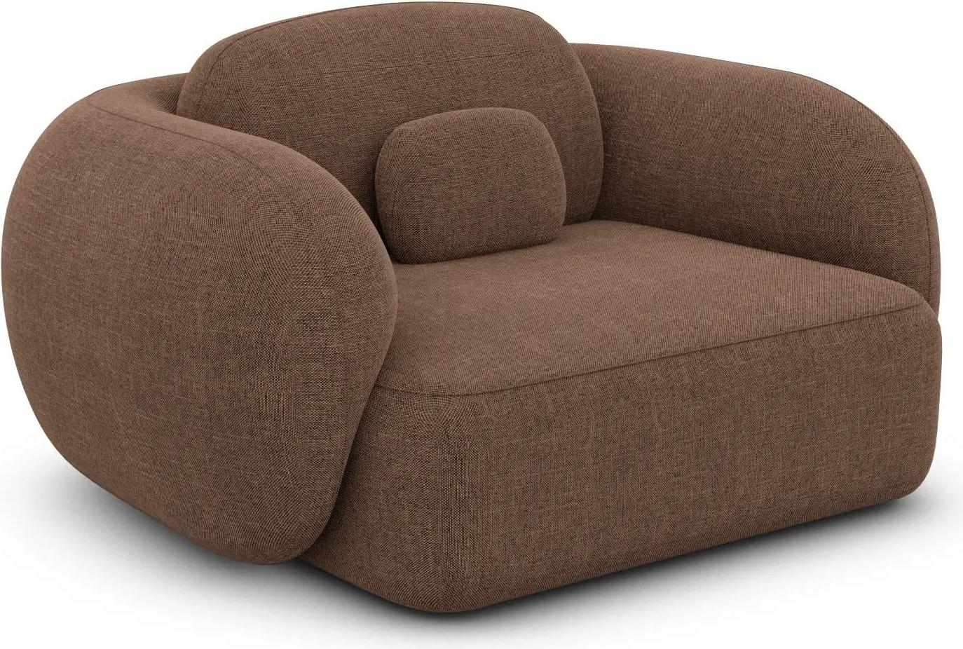 Strukturstoff Sessel Mira Braun