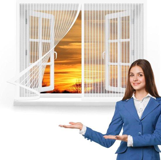 OEM Insektenabweiser für Fenster - Ingebauter Magnet - 65 x 175 cm - Weiß 2026