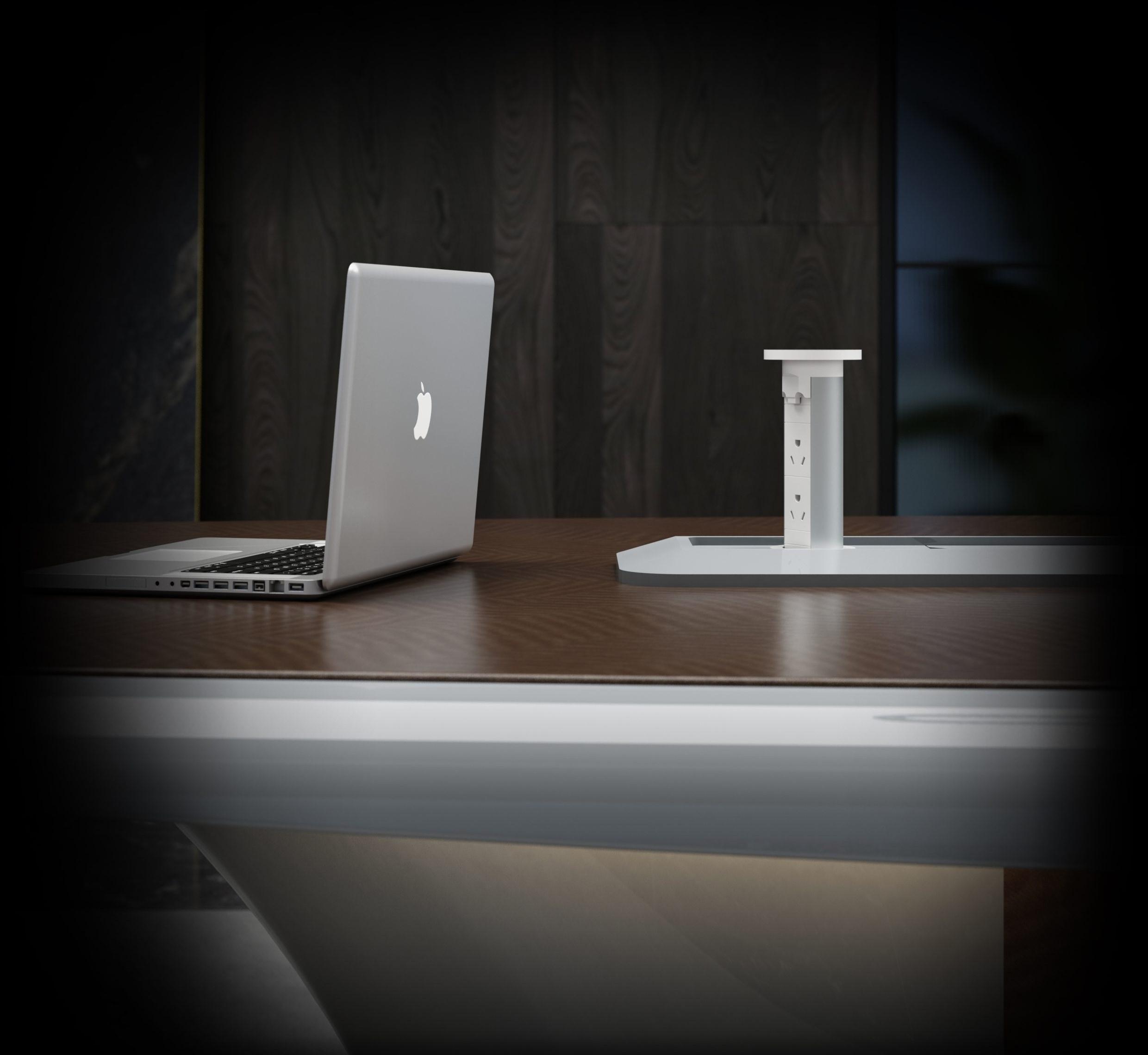 AEA Luxus Besprechungstisch in Braun-Grau Design