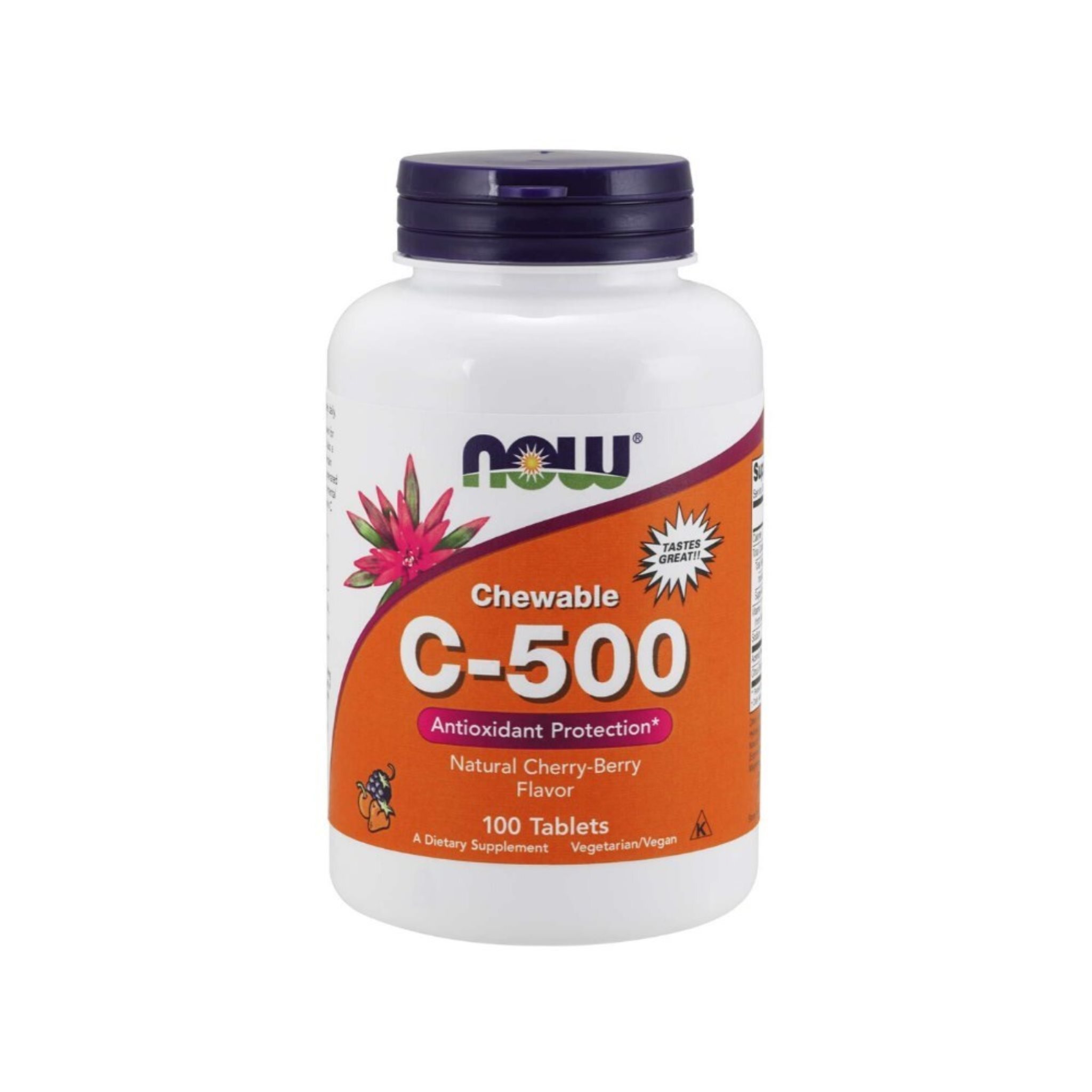 NOW Foods | Vitamin C-500 Chewable Cherry P29183