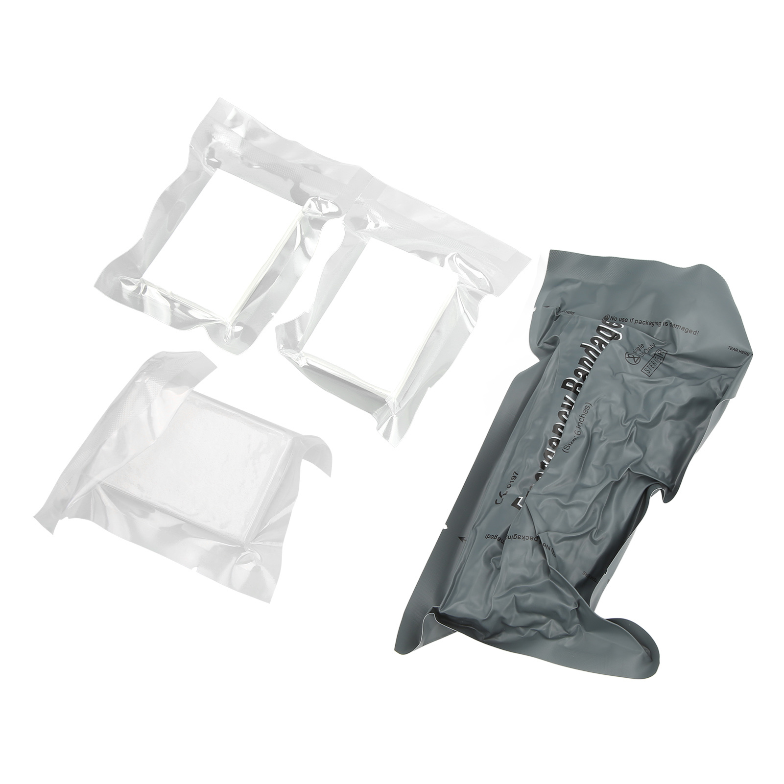 Cocosity Israelische Bandage,Israelische Bandage Set,Notfall-Bandage,Kompression Bandage Kit,Israelische Notfall-Bandage,Notfall-Bandage Gaze Stück